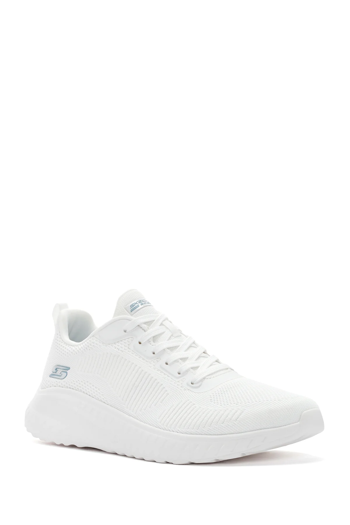Skechers Kadın Beyaz Bobs Squad Chaos Bağcıklı Sneaker - Image 6