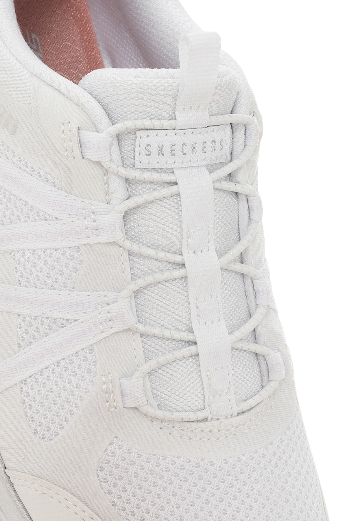 Skechers Kadın Beyaz D'lux Comfort - Surreal Kumaş Sneaker - Image 10
