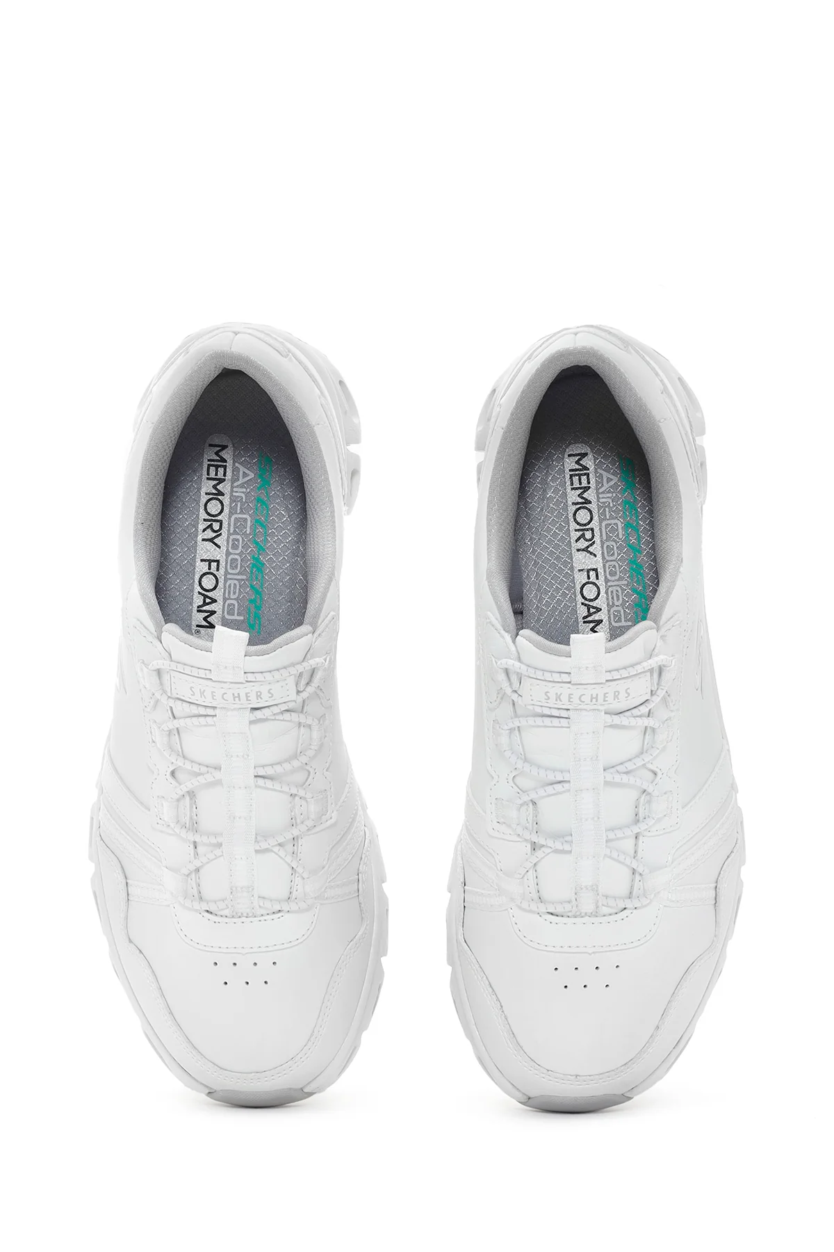 Skechers Kadın Beyaz Glide-Step - Upbeat Pace Sneaker - Image 6