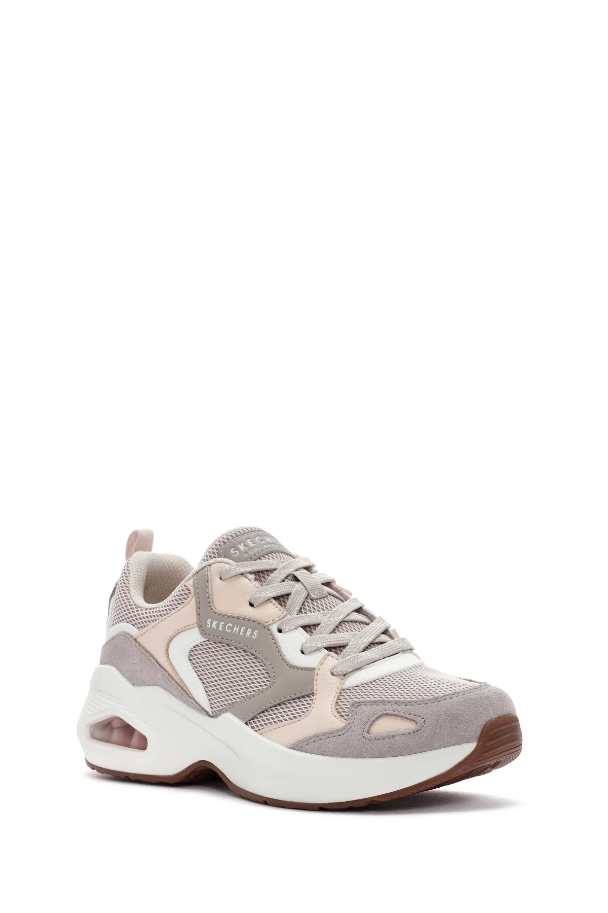 Skechers Kadın Beyaz M - Uno Bağcıklı Spor Sneaker - Image 6