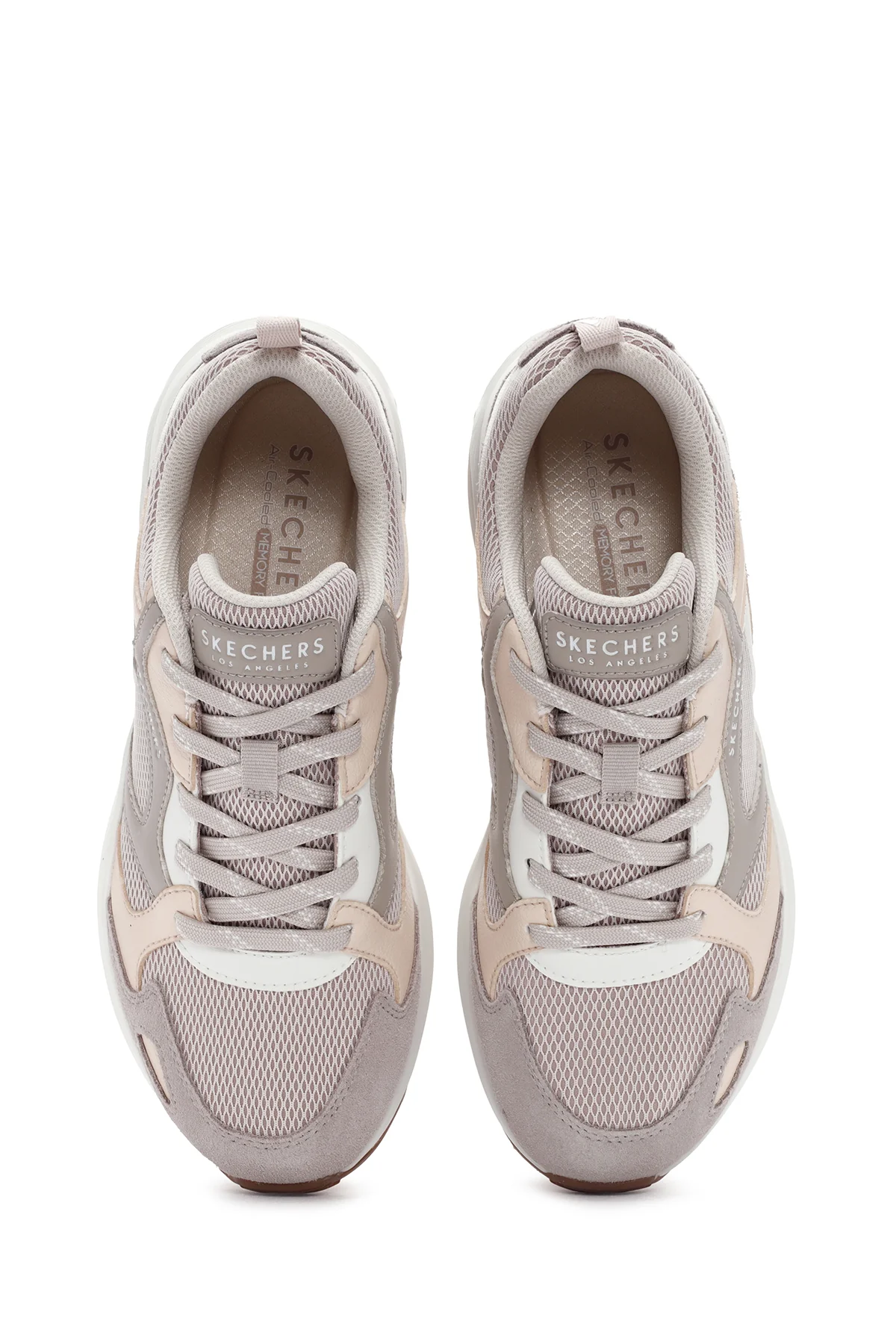 Skechers Kadın Beyaz M - Uno Bağcıklı Spor Sneaker - Image 7