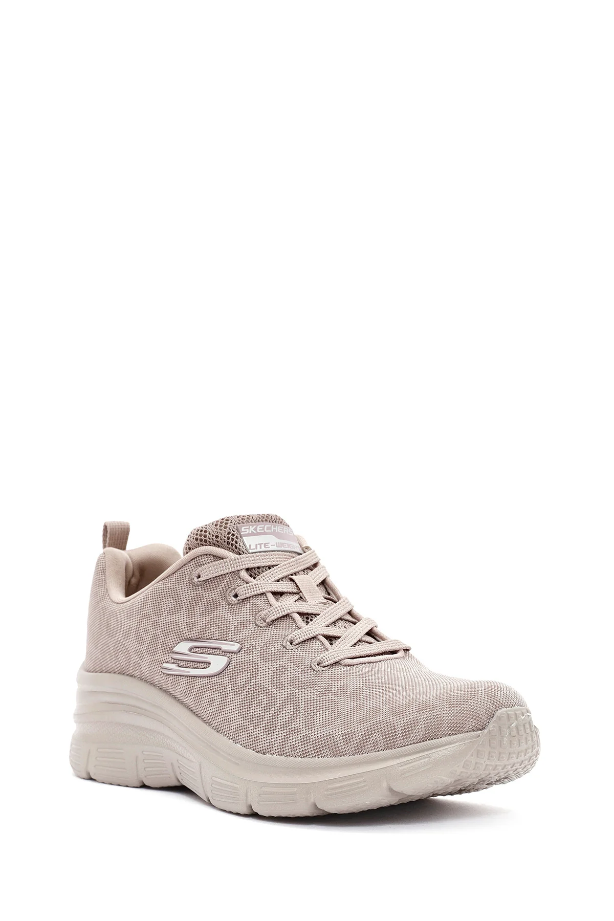 Skechers Kadın Beyaz Uno Court Bağcıklı Kalın Tabanlı Deri Sneaker - Image 6