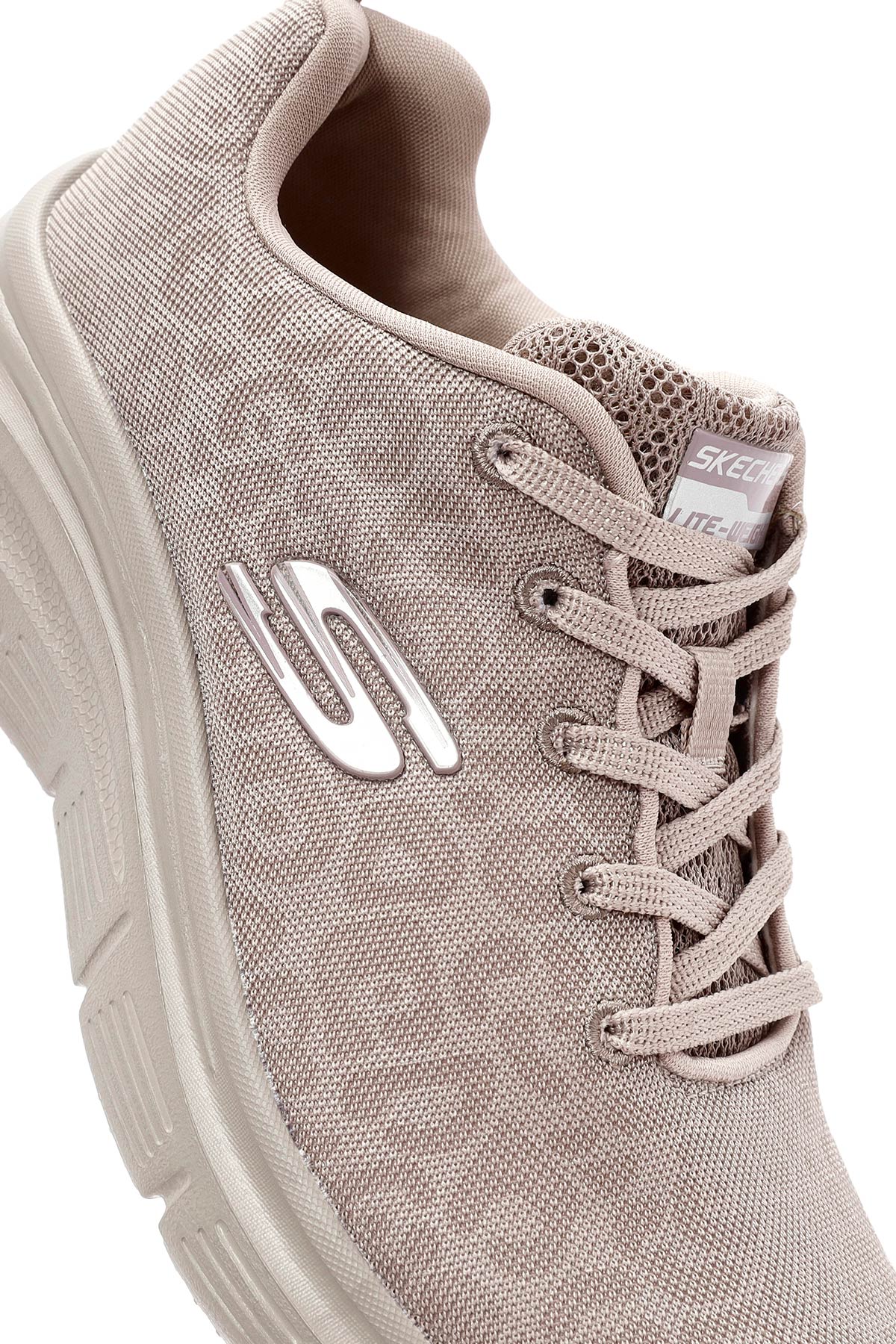 Skechers Kadın Beyaz Uno Court Bağcıklı Kalın Tabanlı Deri Sneaker - Image 9