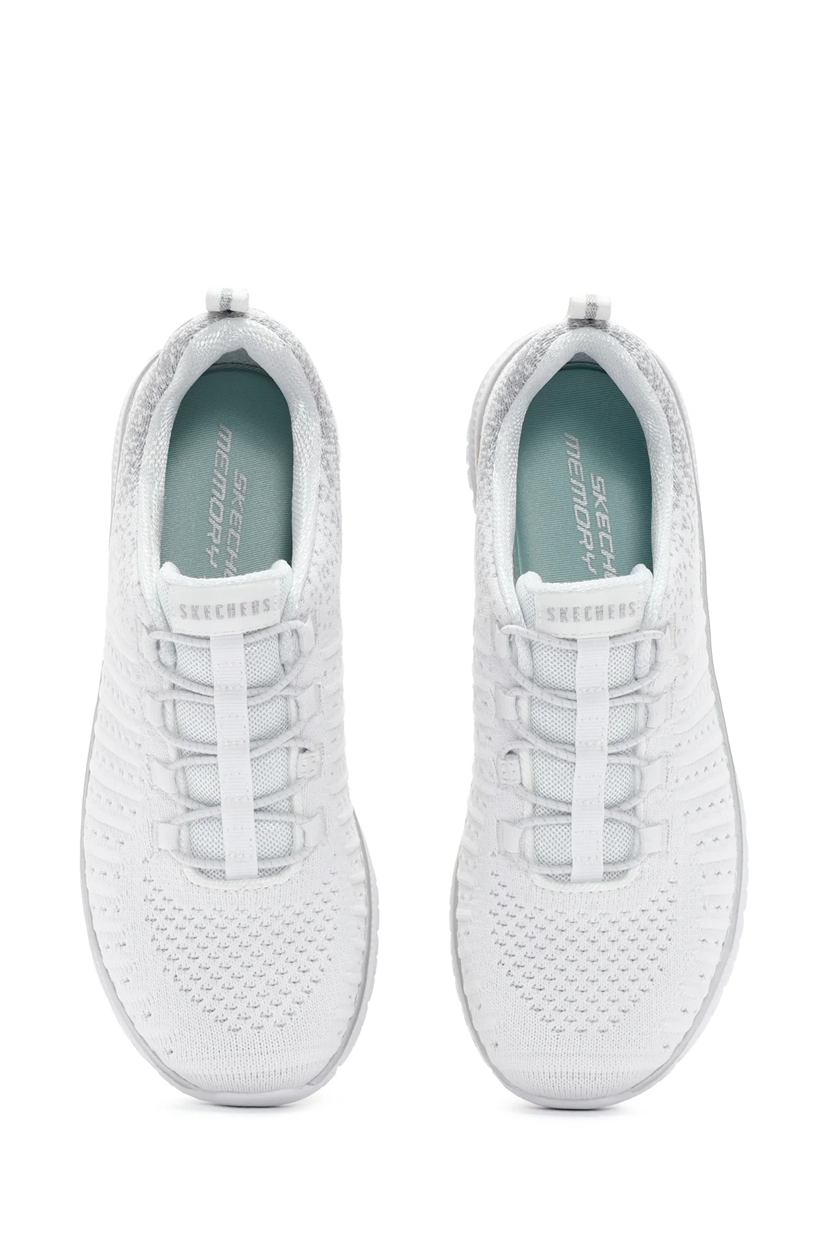 Skechers Kadın Beyaz Virtue Lucent Bağcıklı Sneaker - Image 7