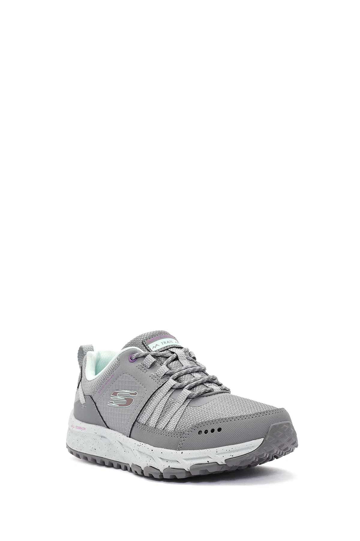 Skechers Kadın Gri Escape Plan Bağcıklı Sneaker - Image 7
