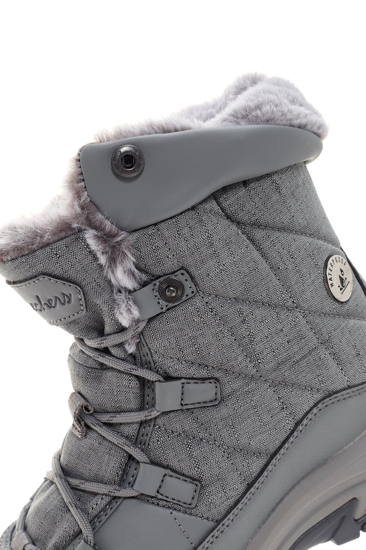 Skechers Kadın Gri Trego Outdoor Bot - Image 9