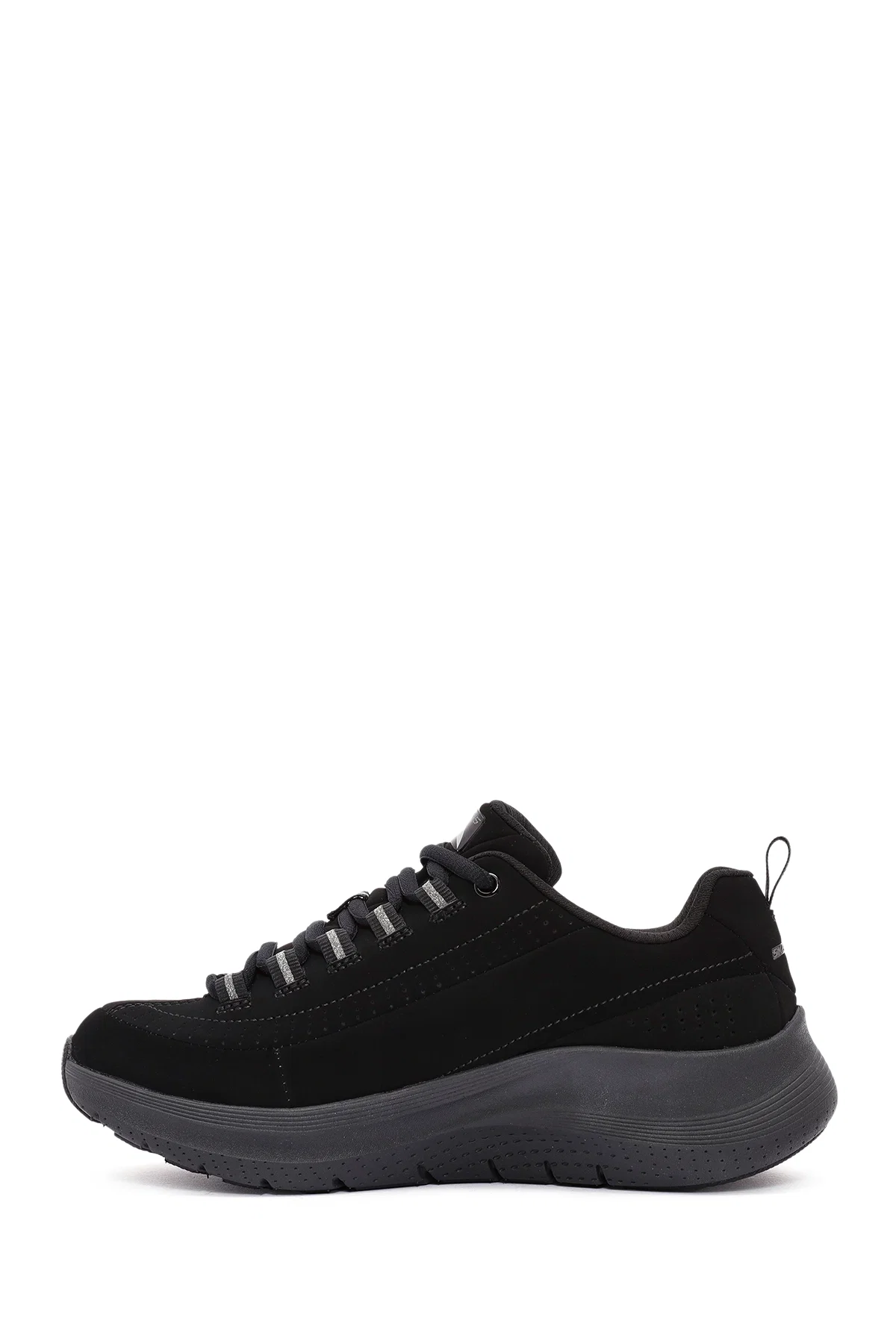 Skechers Kadın Siyah Arch Fit Bağcıklı Kalın Tabanlı Sneaker - Image 2