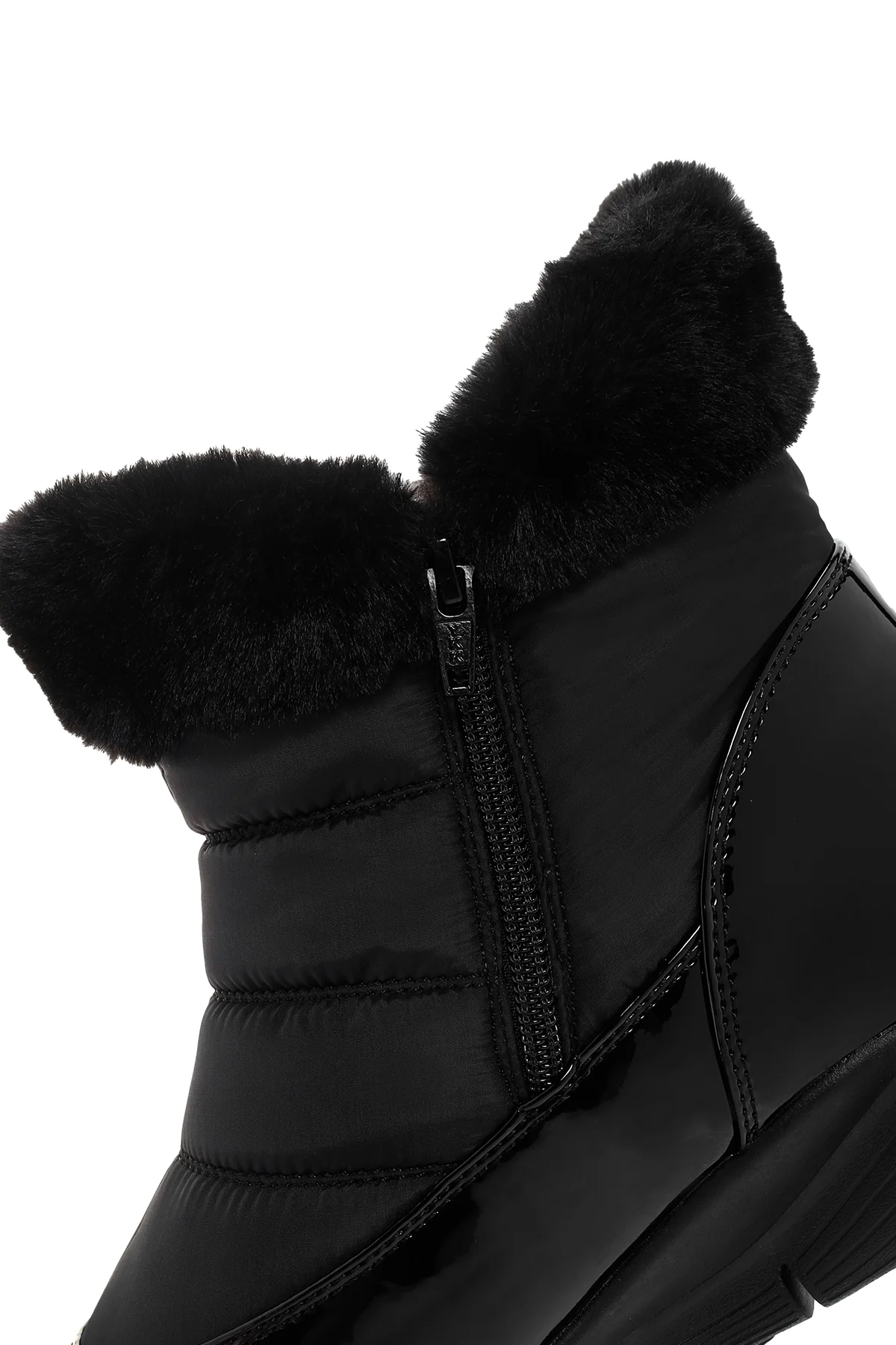 Skechers Kadın Siyah Arch Fit Smooth - Cool Puff Rugan Kalın Tabanlı Bot - Image 8
