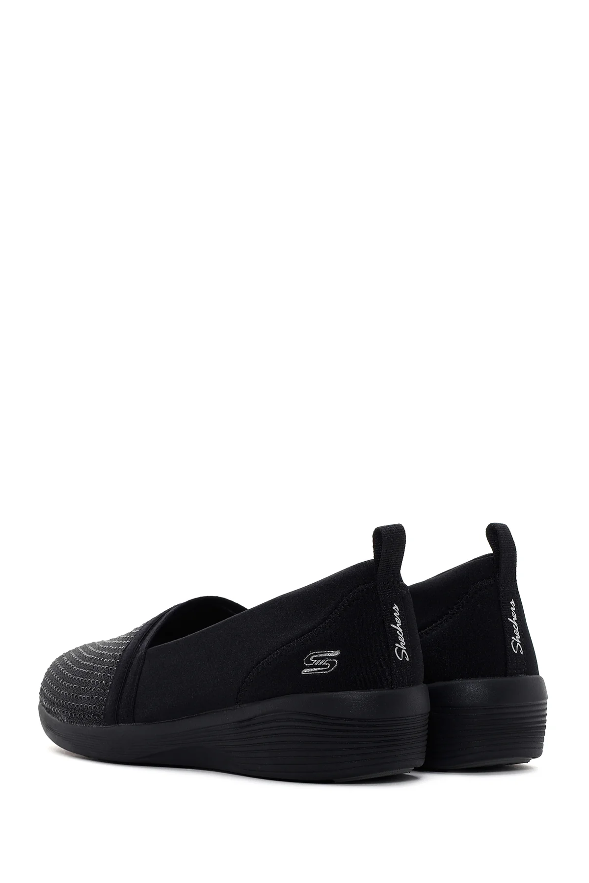 Skechers Kadın Siyah Arya Sneaker - Image 5