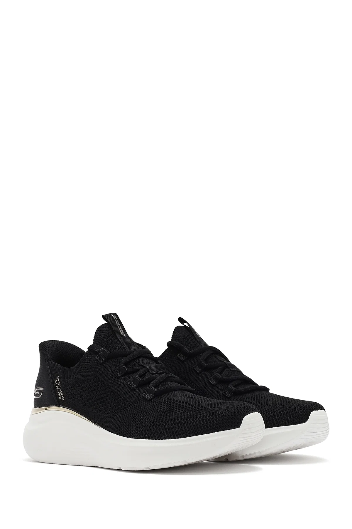 Skechers Kadın Siyah Bobs B Love-True Delight Bağcıklı Kalın Tabanlı Sneaker - Image 3