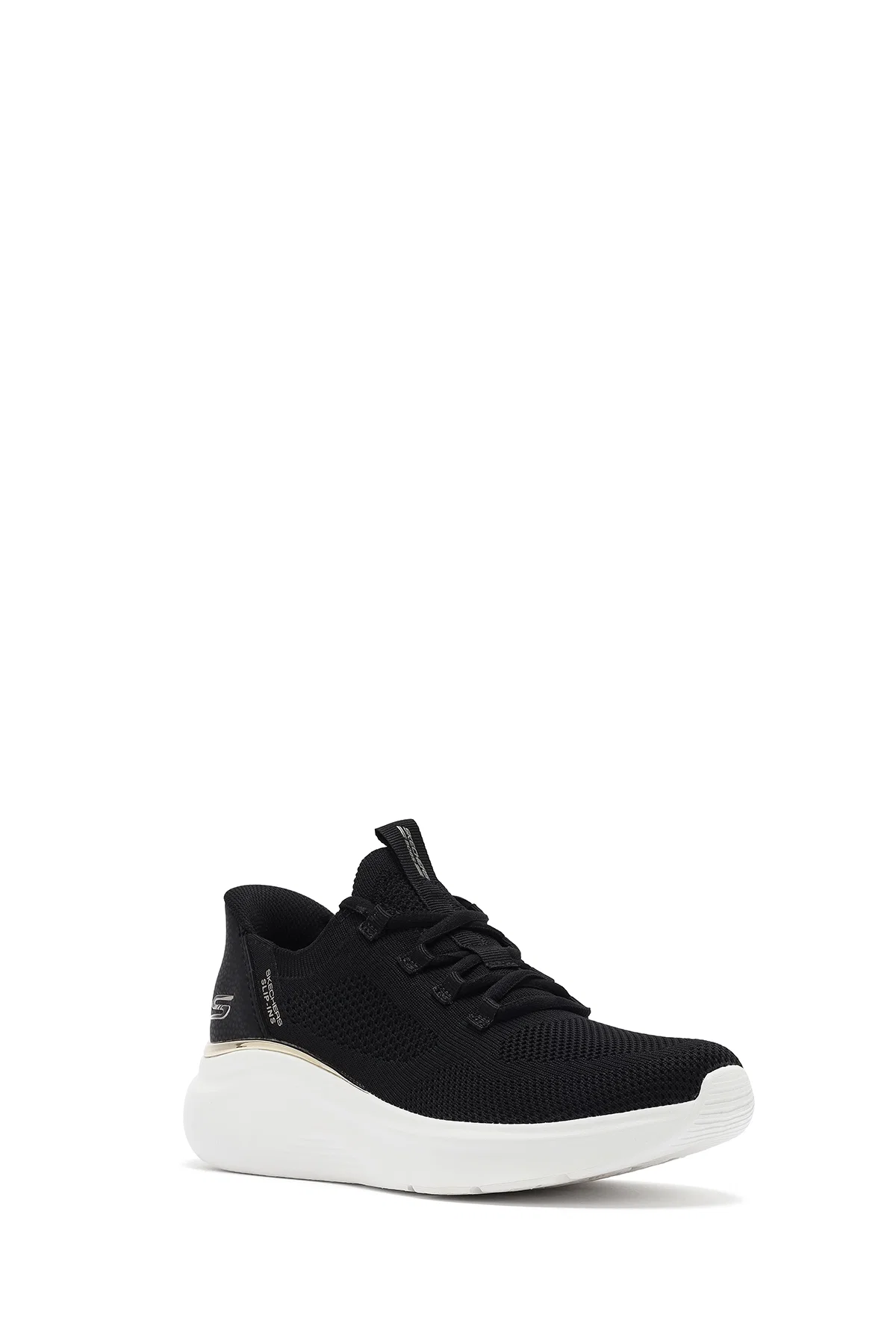 Skechers Kadın Siyah Bobs B Love-True Delight Bağcıklı Kalın Tabanlı Sneaker - Image 6