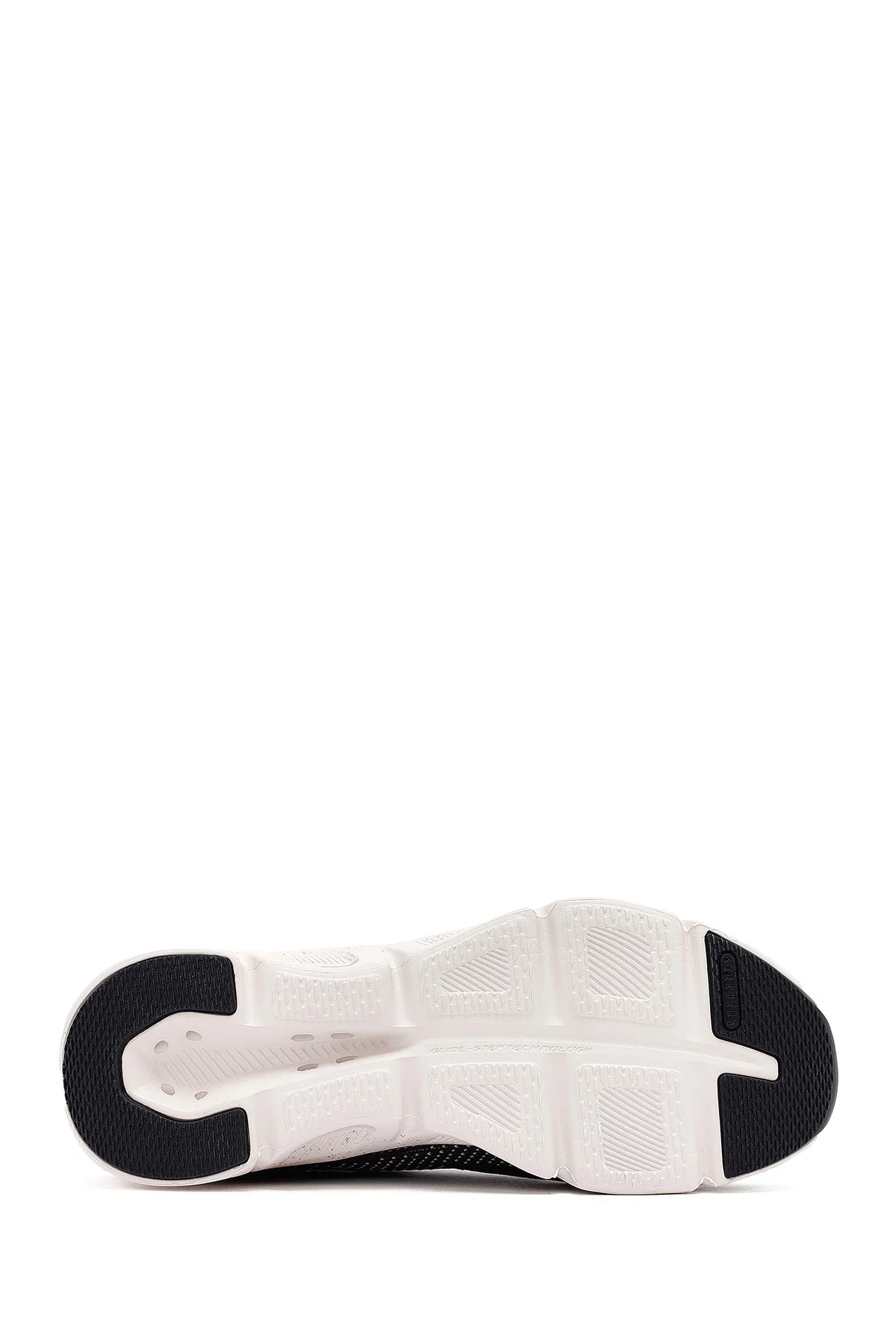Skechers Kadın Siyah Glide Bağcıklı Kalın Tabanlı Kumaş Sneaker - Image 4