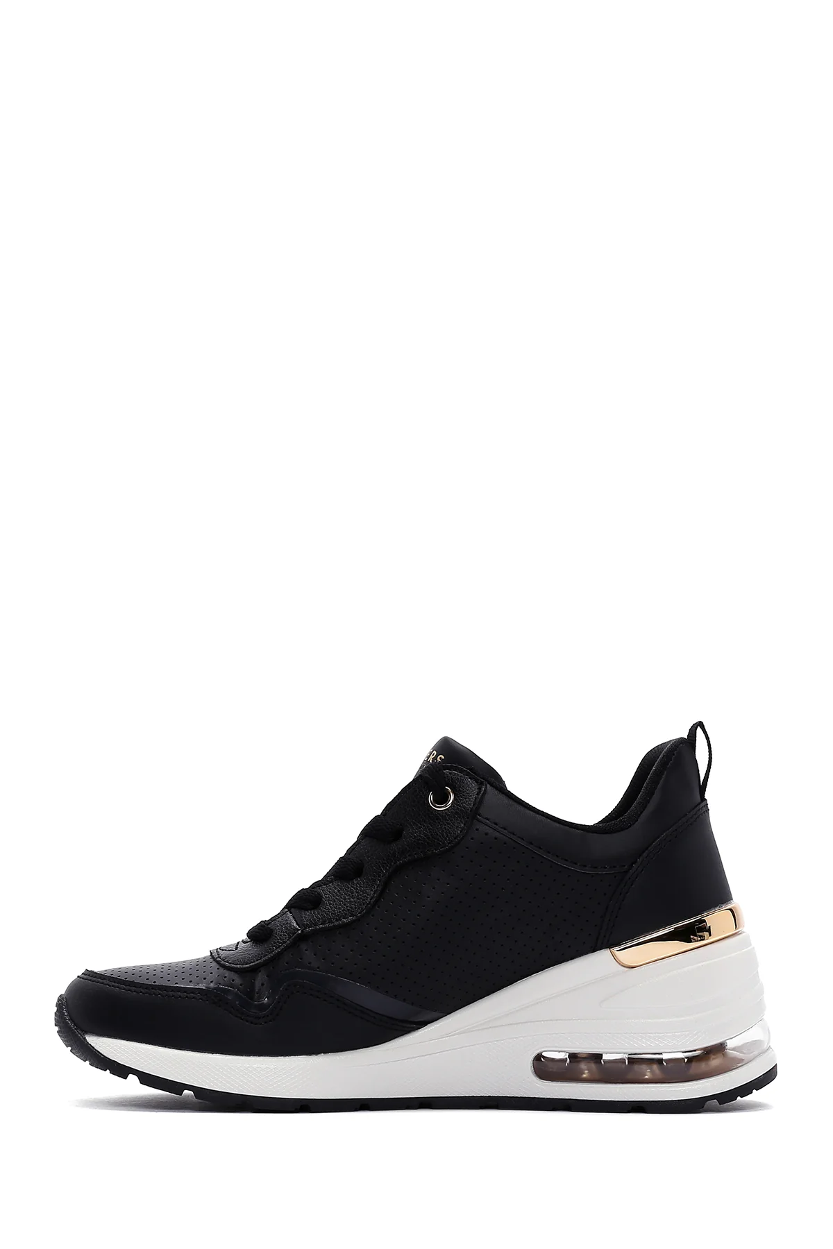 Skechers Kadın Siyah Millon Air Dolgu Topuk Sneaker - Image 2