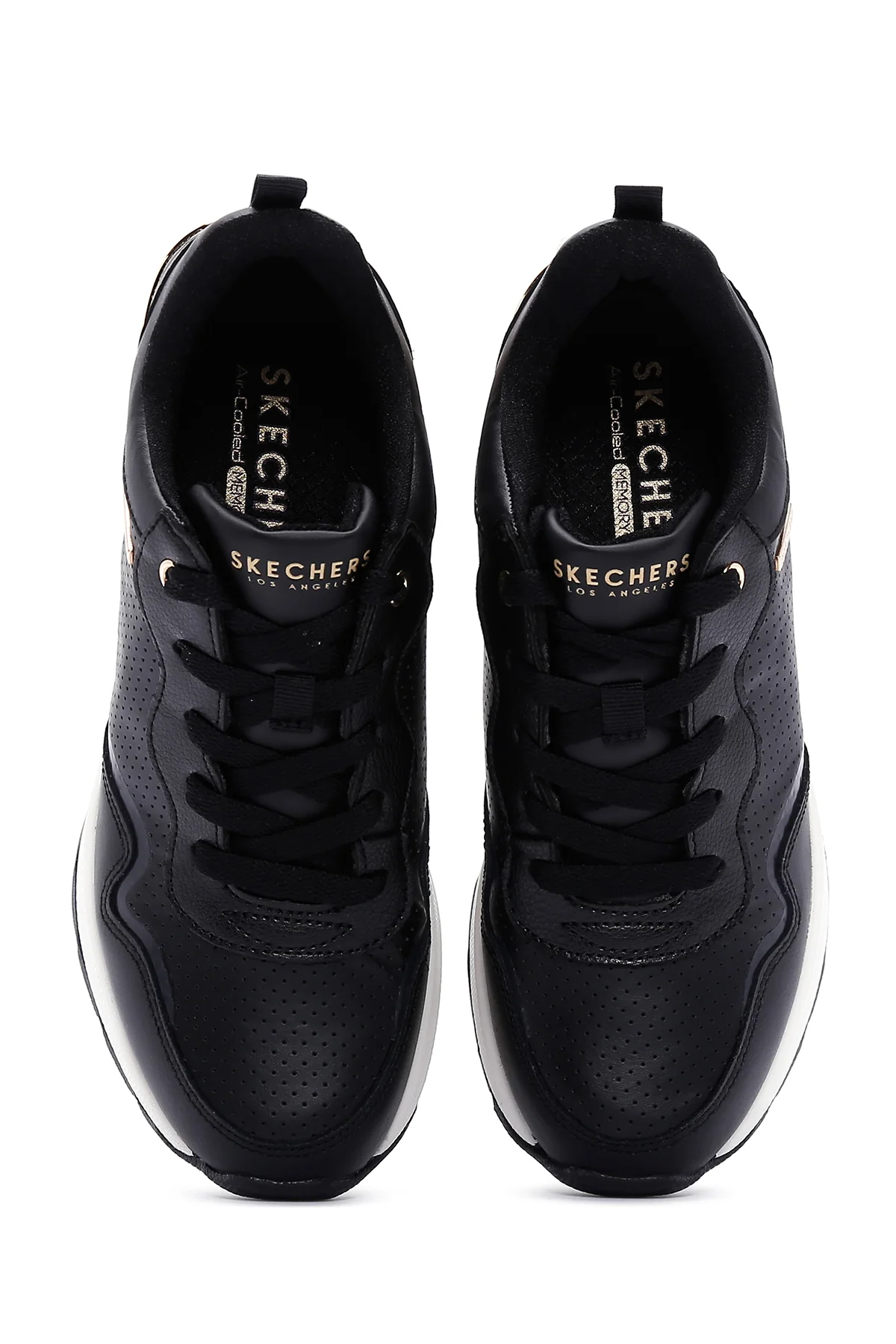 Skechers Kadın Siyah Millon Air Dolgu Topuk Sneaker - Image 5