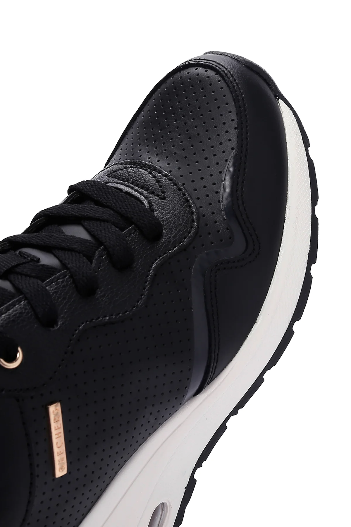Skechers Kadın Siyah Millon Air Dolgu Topuk Sneaker - Image 8