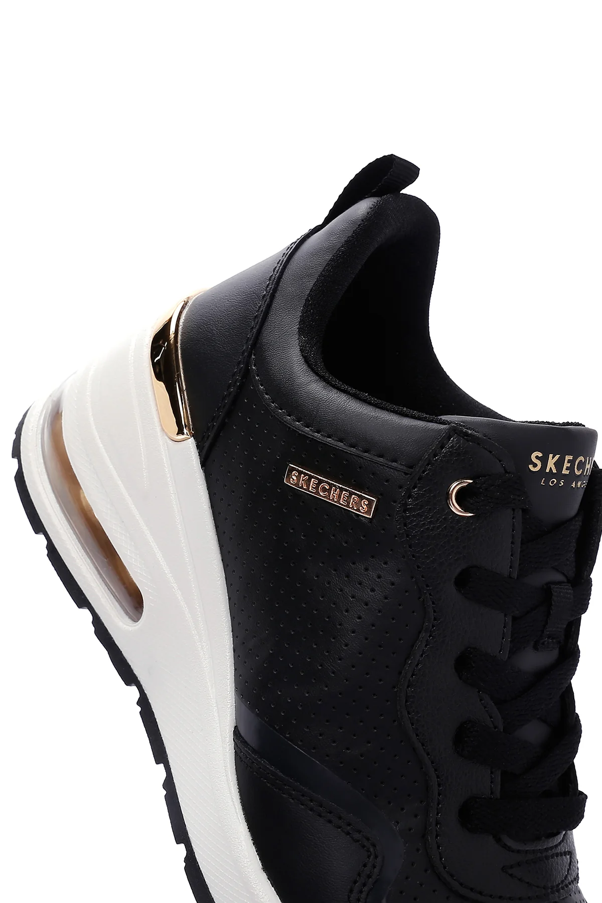Skechers Kadın Siyah Millon Air Dolgu Topuk Sneaker - Image 9