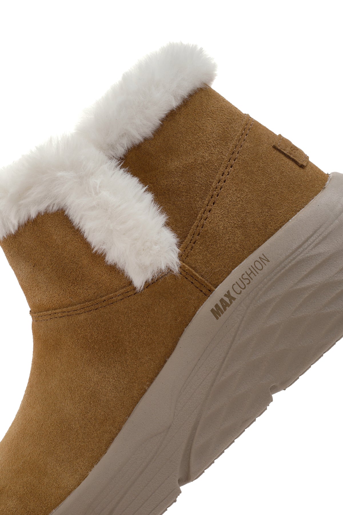 Skechers Kadın Taba Max Cushioning Süet Deri Kalın Tabanlı Casual Bot - Image 7