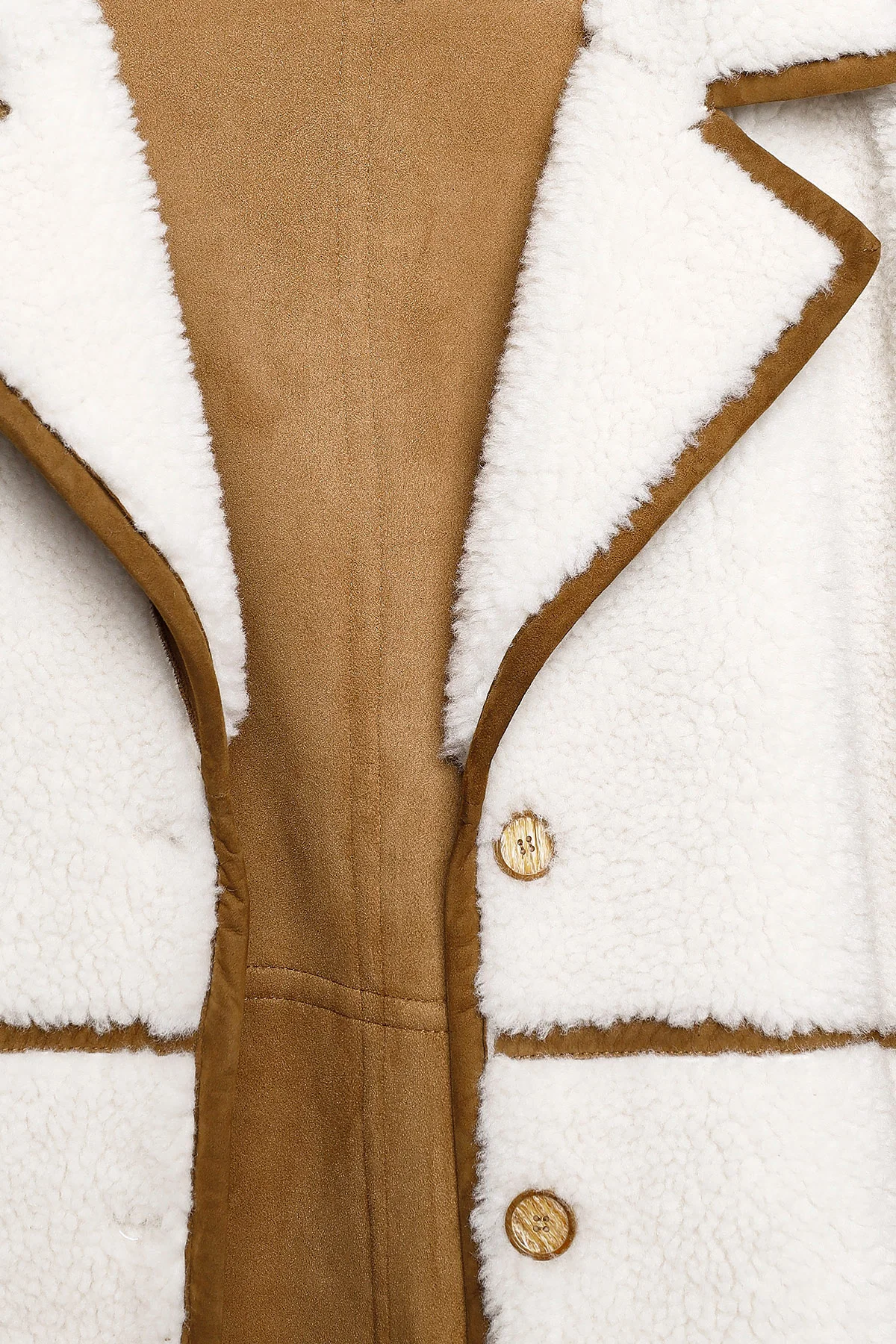 Tahoe Kadın Bej Teddy Kaban - Image 3