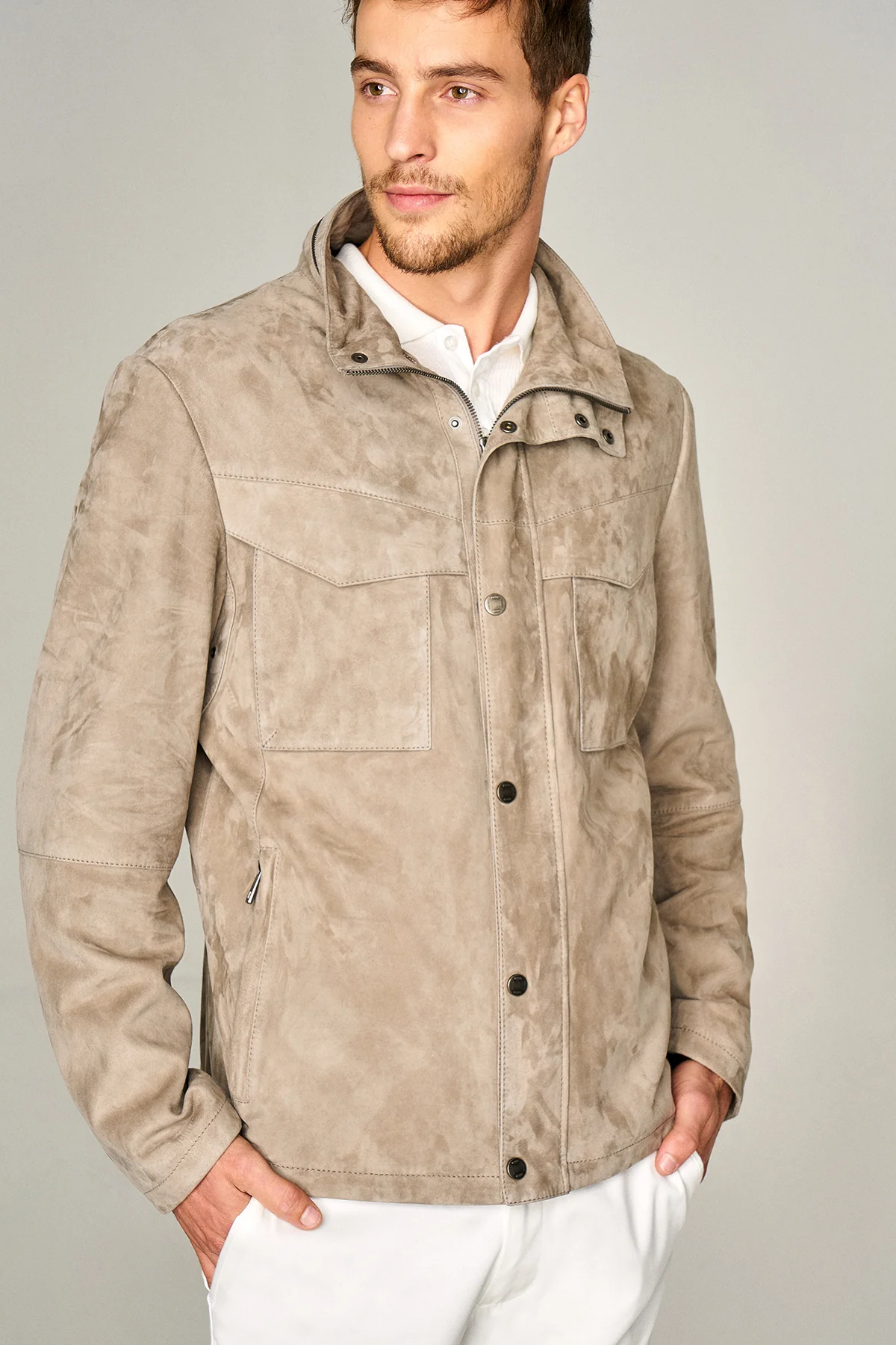 Travis Erkek Deri Ceket - Image 4
